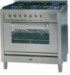 ILVE T-906W-VG Stainless-Steel Kitchen Stove, type of oven: gas, type of hob: gas