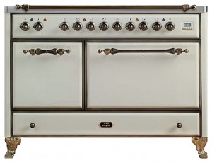 ลักษณะเฉพาะ เตาครัว ILVE MCD-120B6-MP Antique white รูปถ่าย