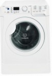 Indesit PWSE 6107 W 洗衣机 面前 独立式的