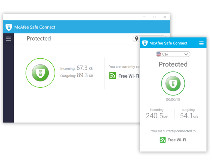 McAfee Safe Connect VPN (1 Year / 5 Devices), $19.75