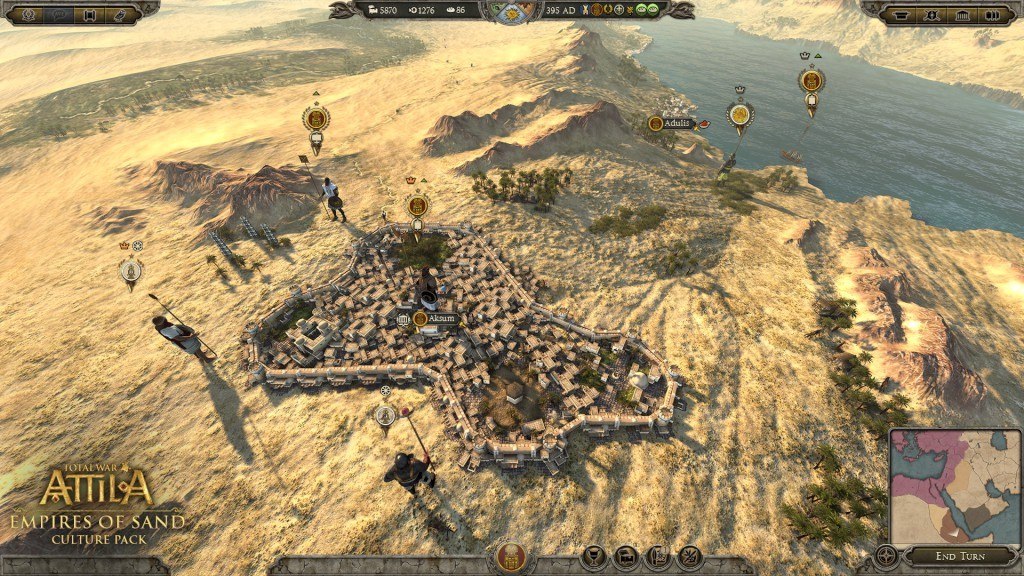 Total War: ATTILA - Empires of Sand Culture Pack DLC Steam CD Key, $6.72