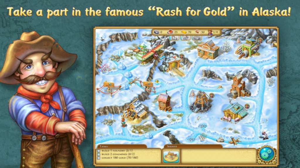 Rush for gold: Alaska Steam CD Key, $0.88