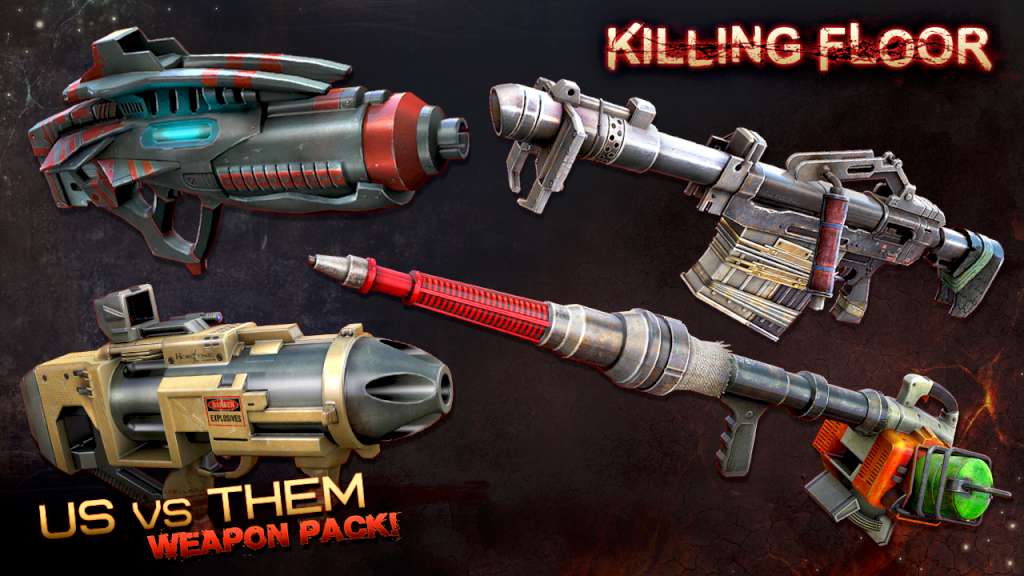 Killing Floor - Community Weapons Pack 3 - Us Versus Them Total Conflict Pack DLC Steam CD Key, $0.85