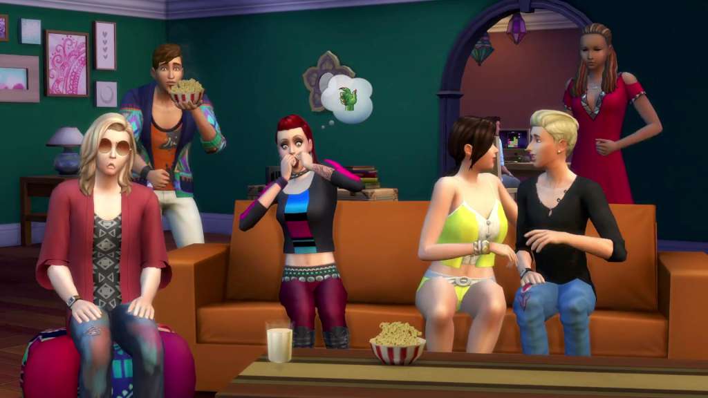 The Sims 4 - Movie Hangout Stuff DLC EU XBOX One CD Key, $9.59