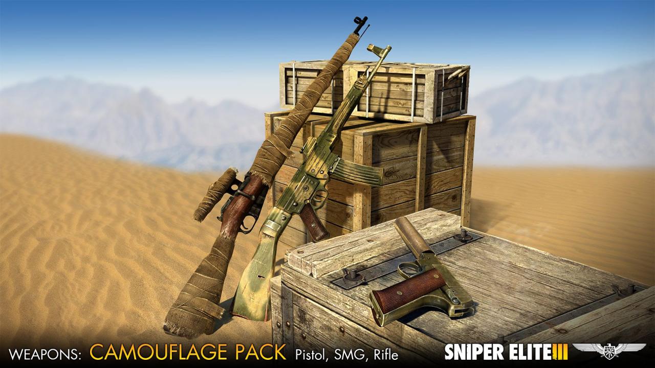Sniper Elite III - Camouflage Weapons Pack DLC Steam CD Key, $2.25