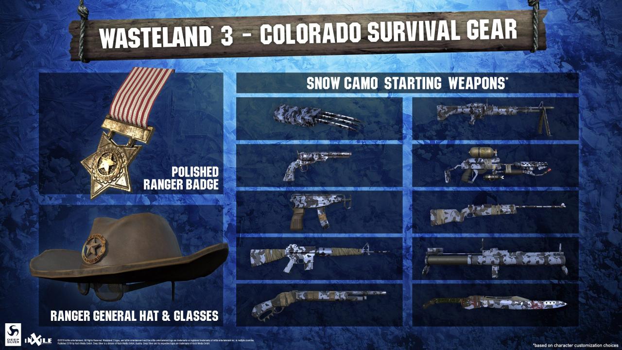 Wasteland 3 - Colorado Survival Gear DLC Steam CD Key, $1.63