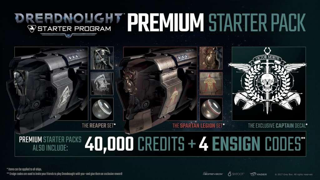 Dreadnought - Premium Starter Pack DLC Activation CD Key, $0.72