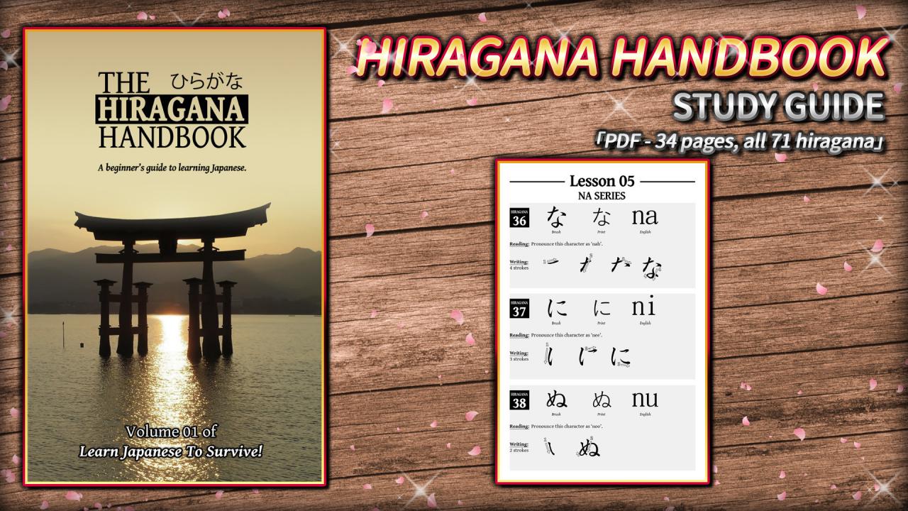 Learn Japanese To Survive! Hiragana Battle - Study Guide DLC Steam CD Key, $1.8