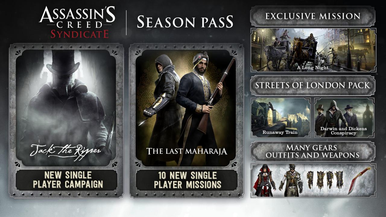 Assassin's Creed Syndicate - Season Pass Ubisoft Connect CD Key, $7.9