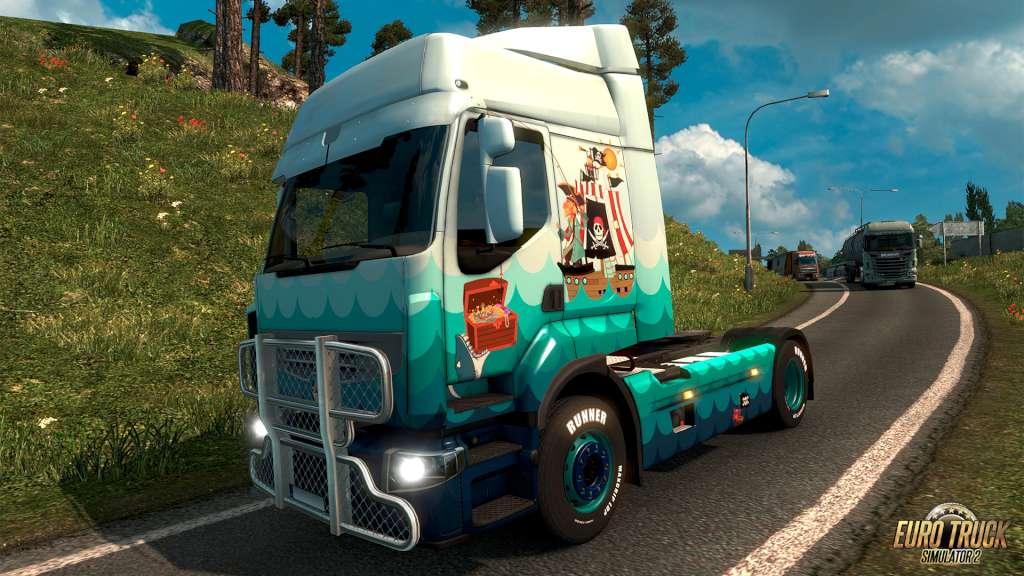 Euro Truck Simulator 2 - Pirate Paint Jobs Pack EU Steam CD Key, $1.41