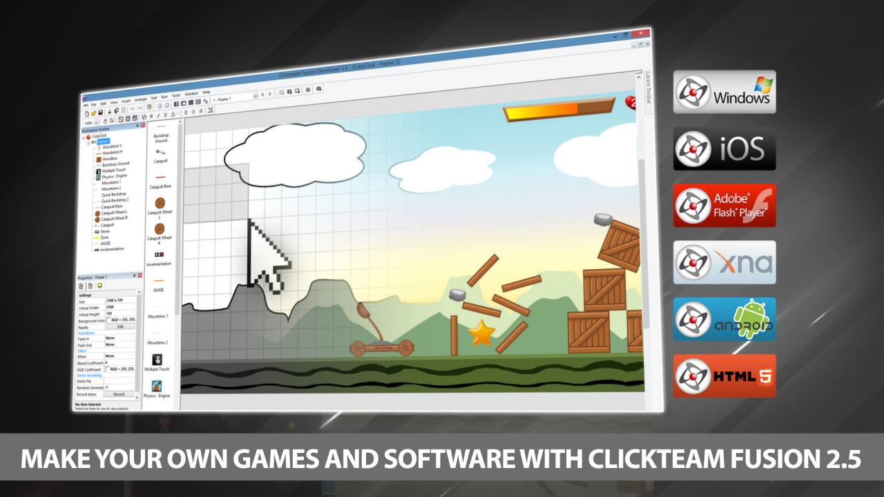 HTML5 Exporter for Clickteam Fusion 2.5 DLC Steam CD Key, $12.83