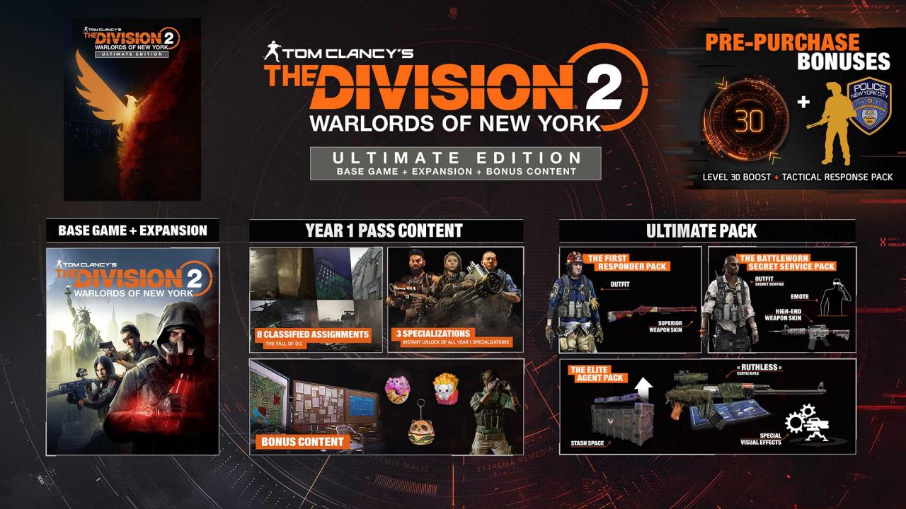 Tom Clancy’s The Division 2 Warlords of New York Ultimate Edition AR XBOX One CD Key, $5.62