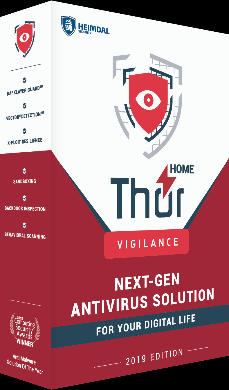 THOR Vigilance Home - Antivirus (1 year / 3 PCs), $18.36
