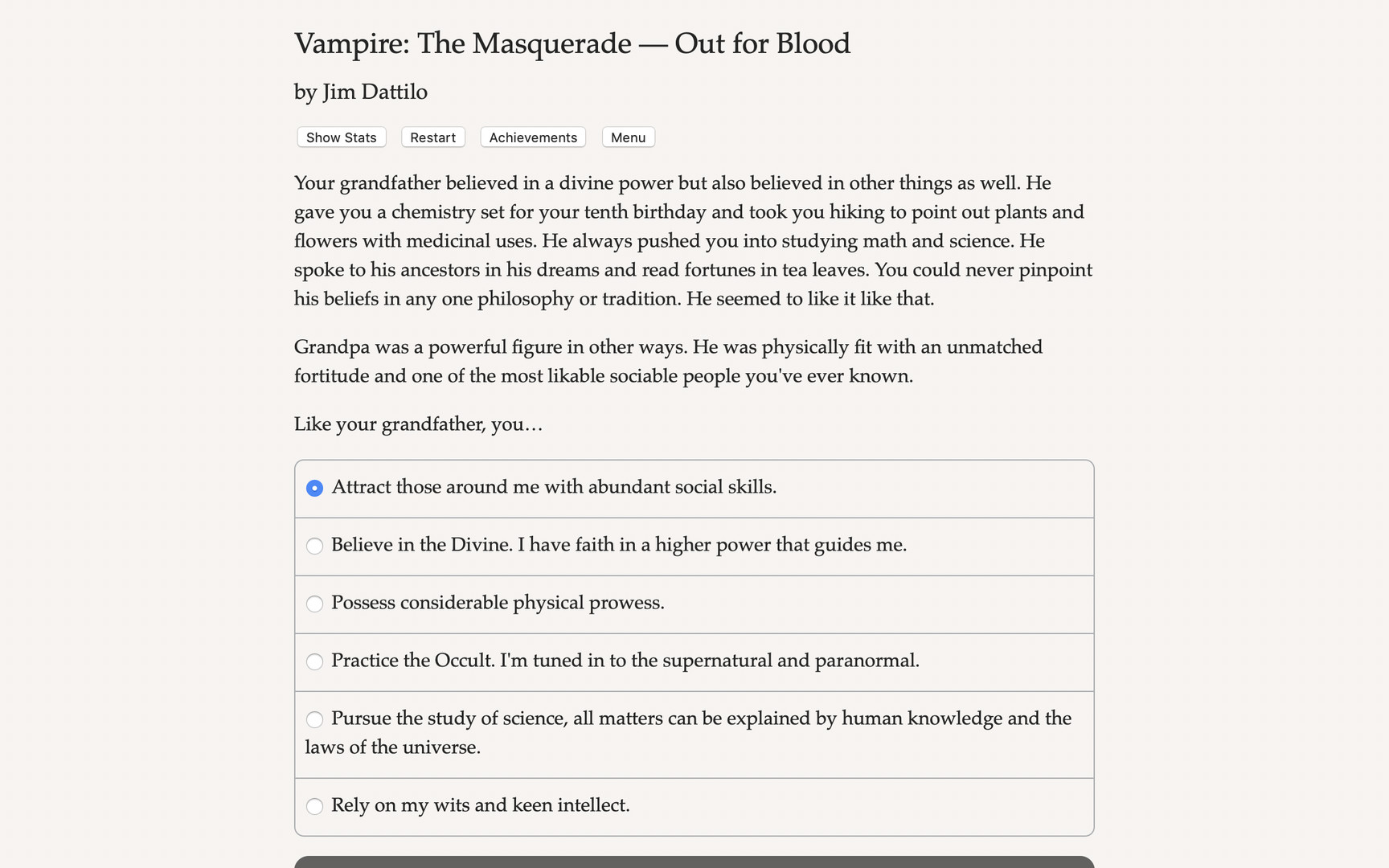 Vampire: The Masquerade - Out for Blood Steam CD Key, $8.36