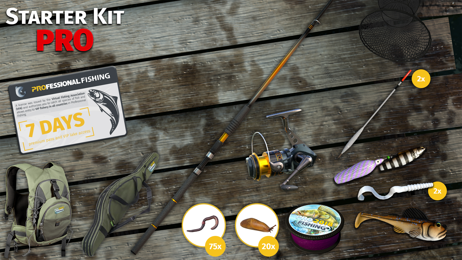 Professional Fishing - Starter Kit Pro DLC Steam CD Key, $1.02