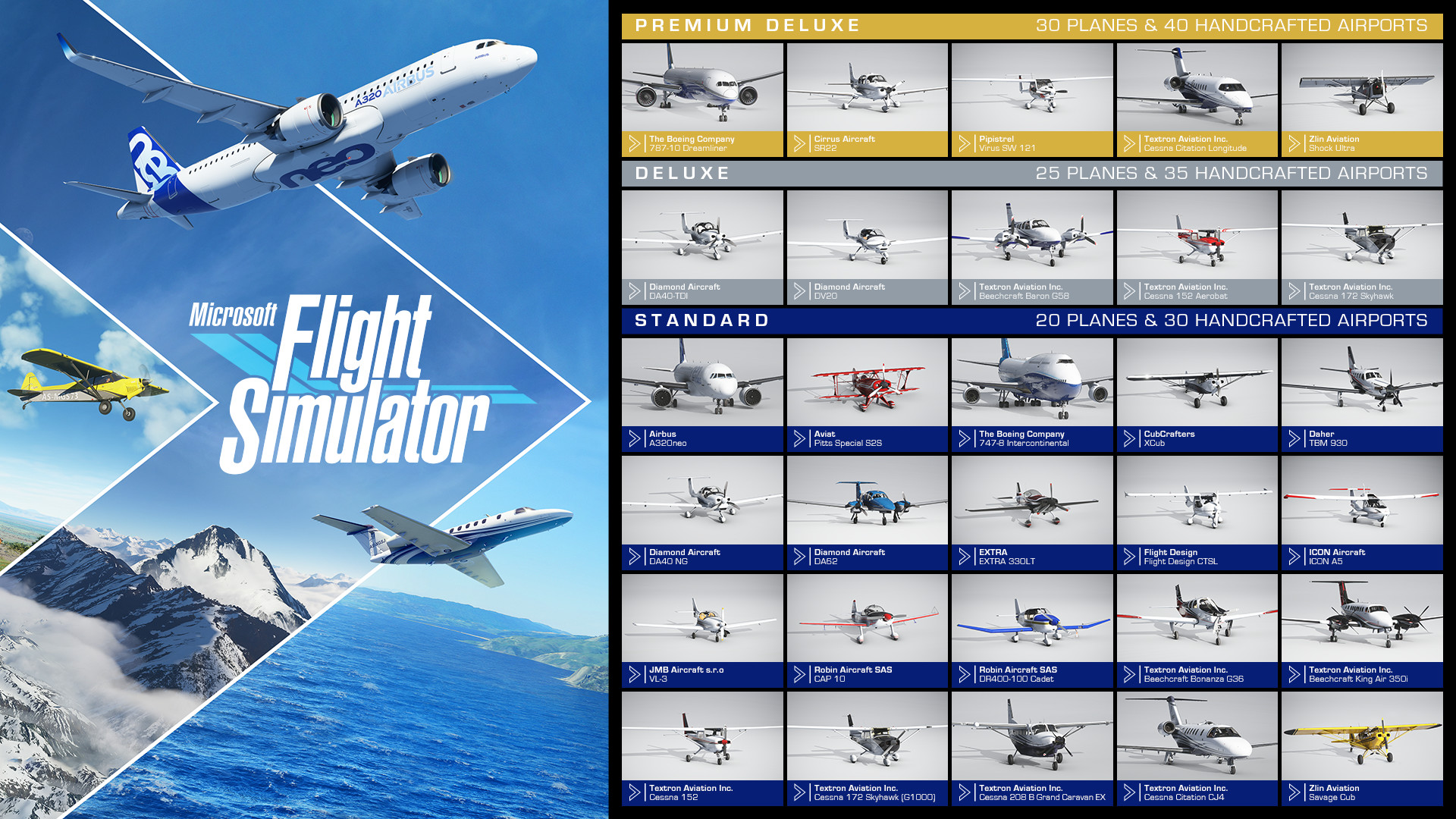 Microsoft Flight Simulator Premium Deluxe Game of the Year Edition EU Xbox Series X|S / Windows 10 CD Key, $102.81