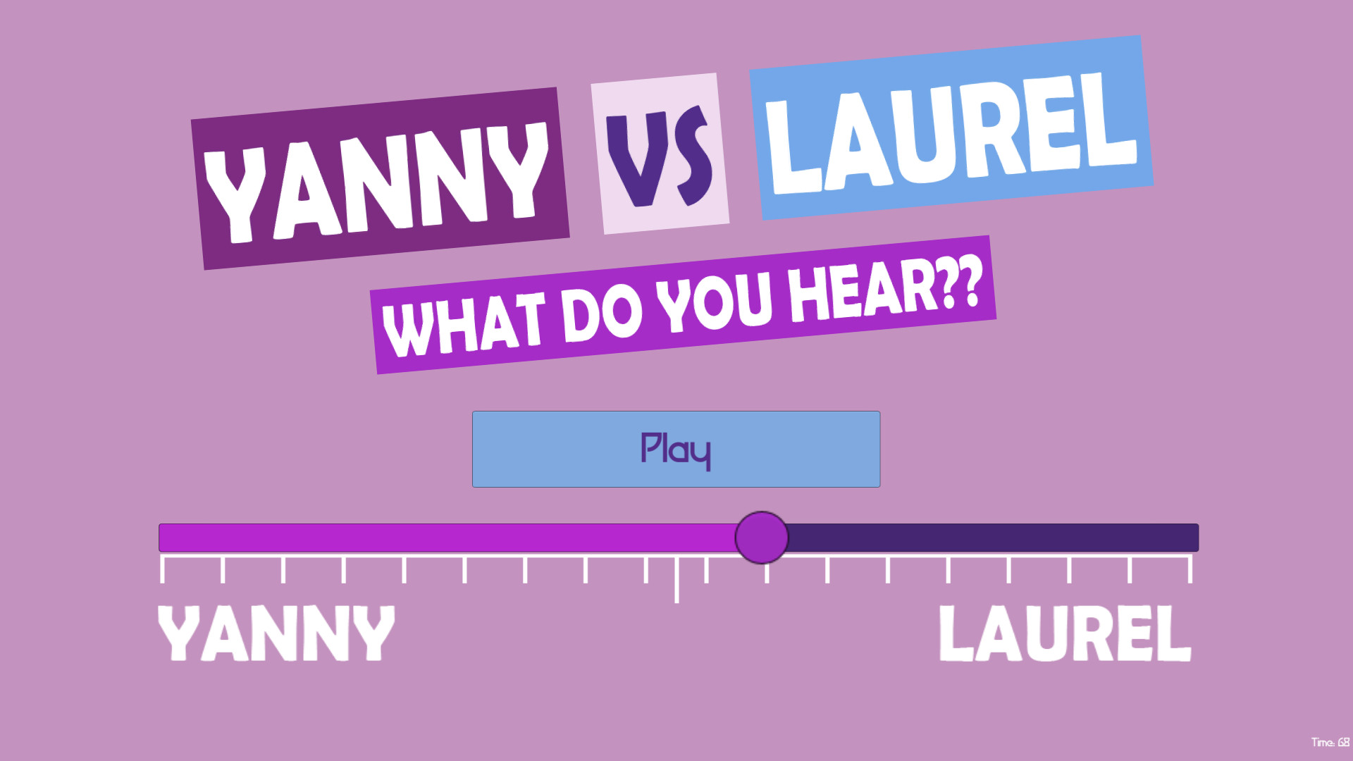 What do you hear?? Yanny vs Laurel Steam CD Key, $0.75