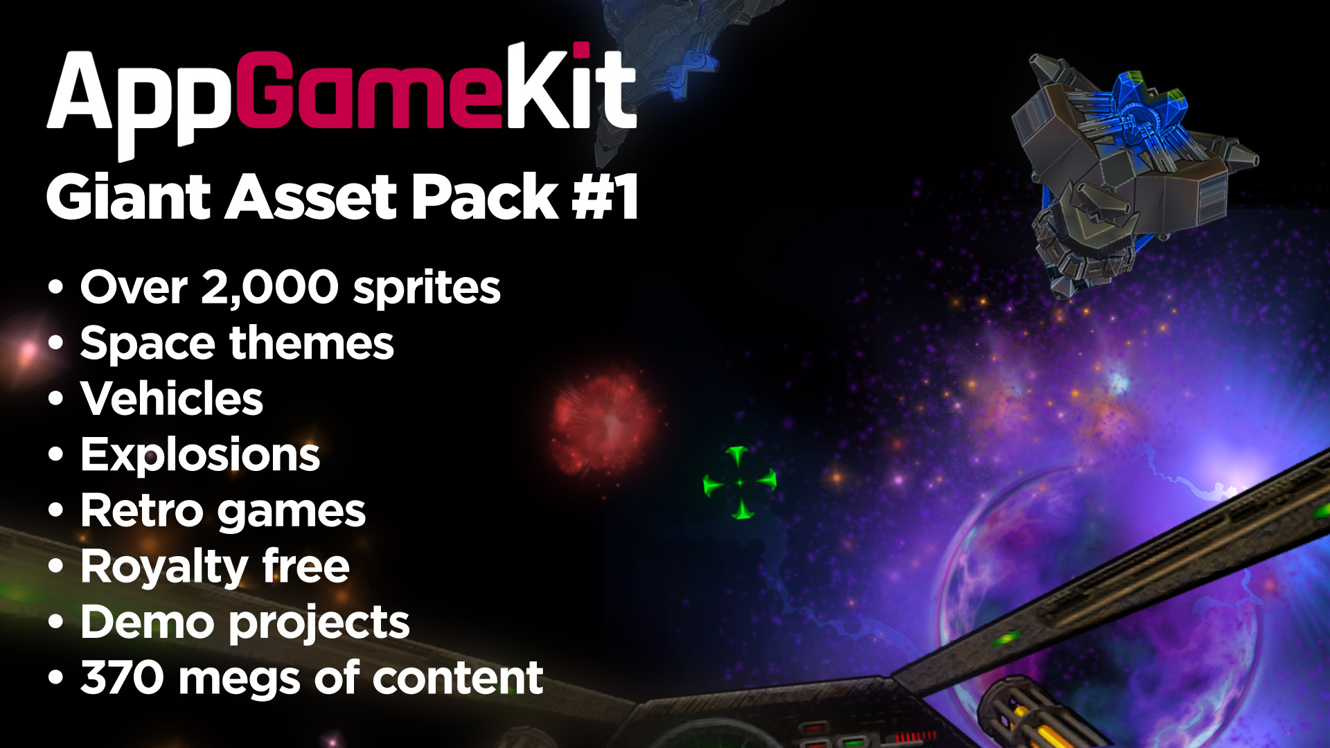 AppGameKit Classic - Giant Asset Pack 1 DLC EU Steam CD Key, $2.18