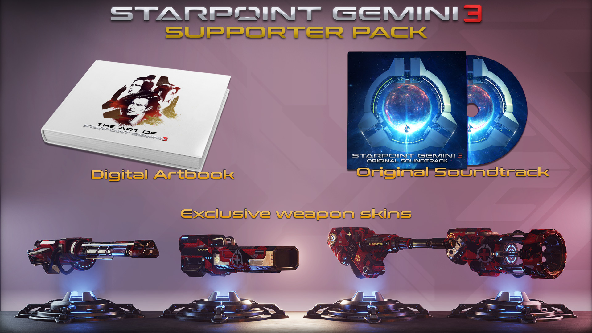 Starpoint Gemini 3 - Supporter Pack DLC Steam CD Key, $0.89