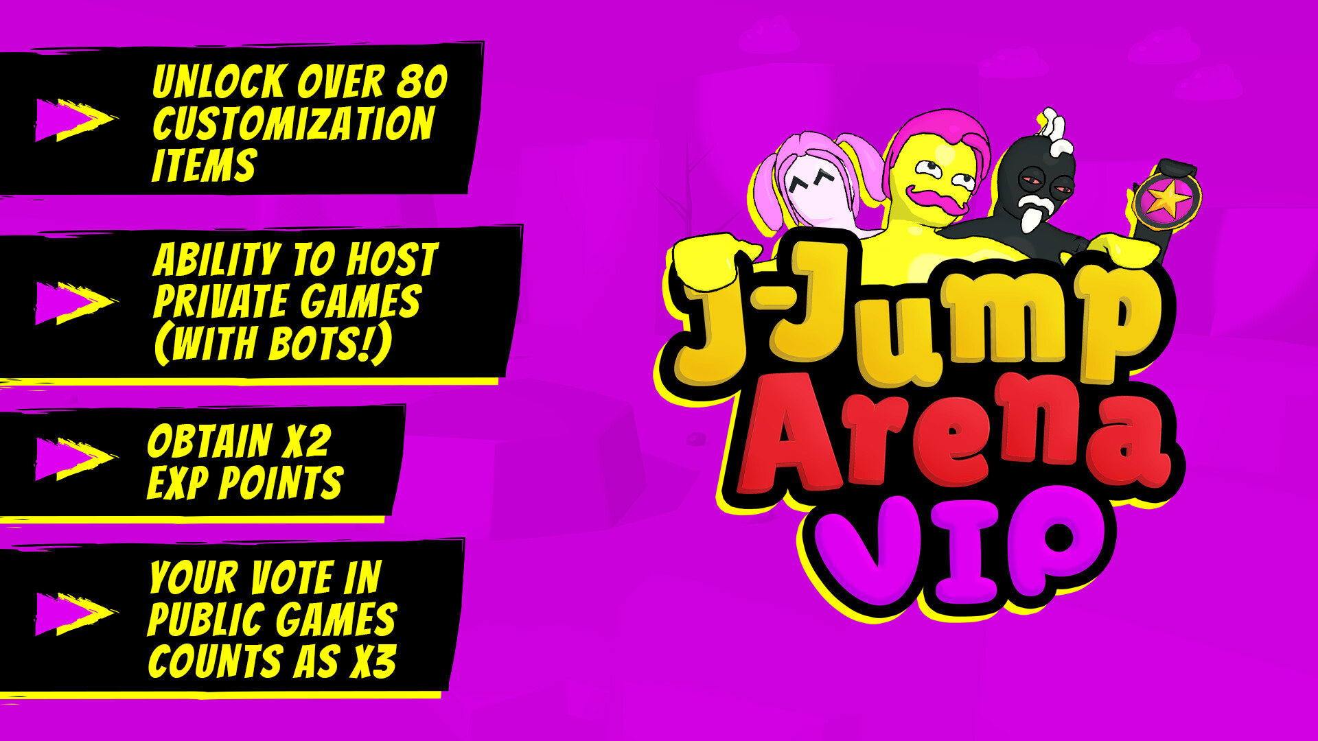 J-Jump Arena - VIP Upgrade DLC Steam CD Key, $3.38