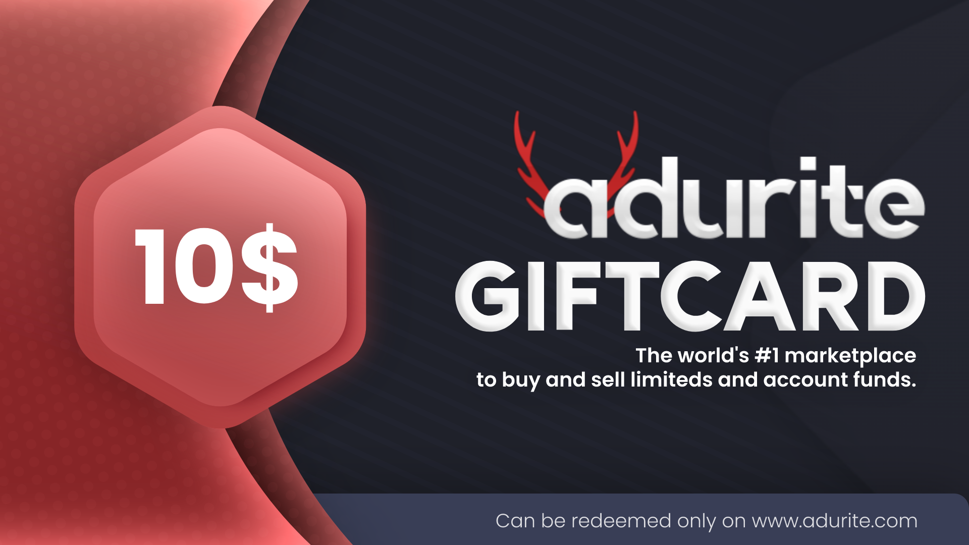 Adurite.com $10 Gift Card, $14.25