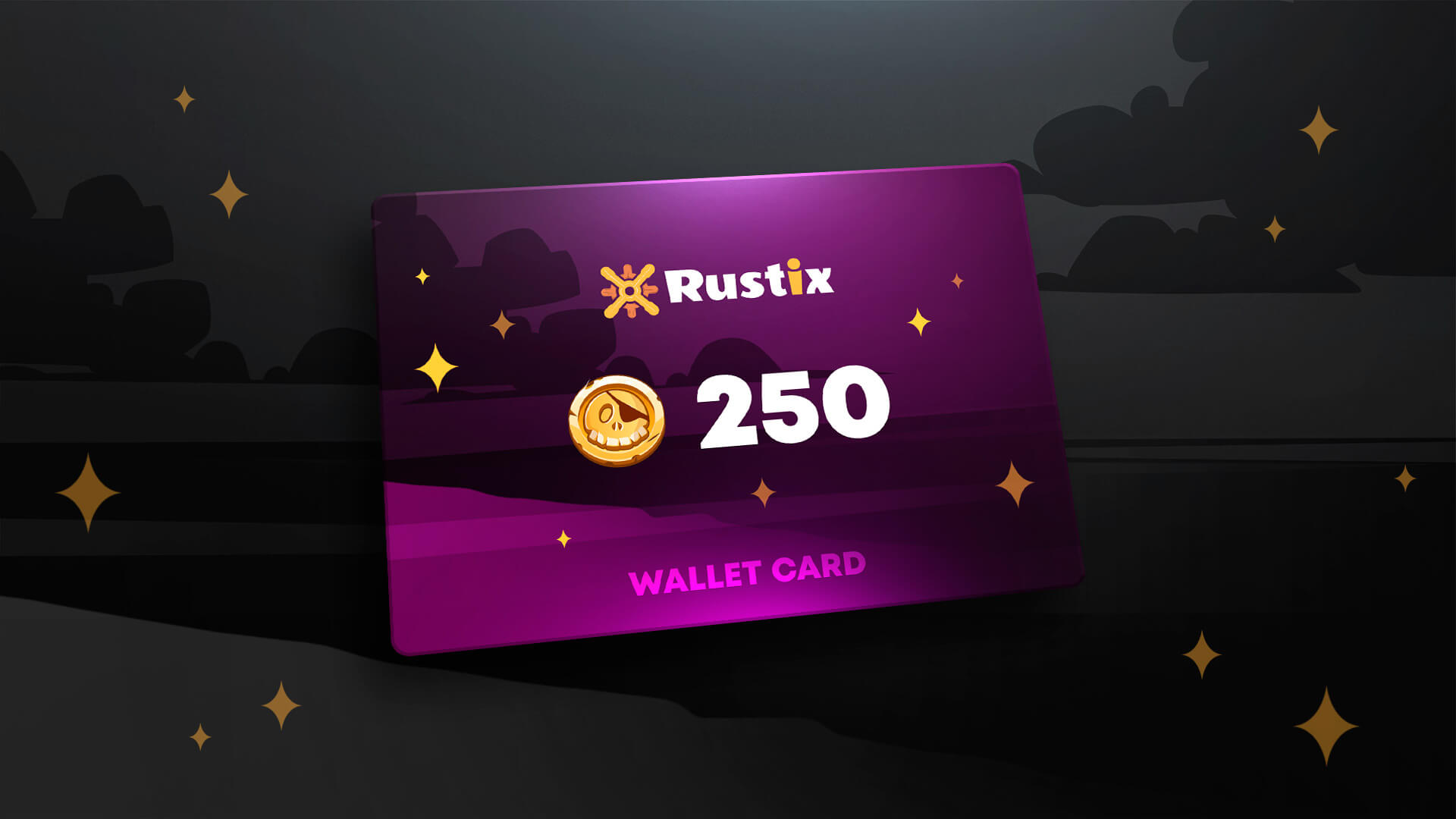 Rustix.io 250 USD Wallet Card Code, $274.57