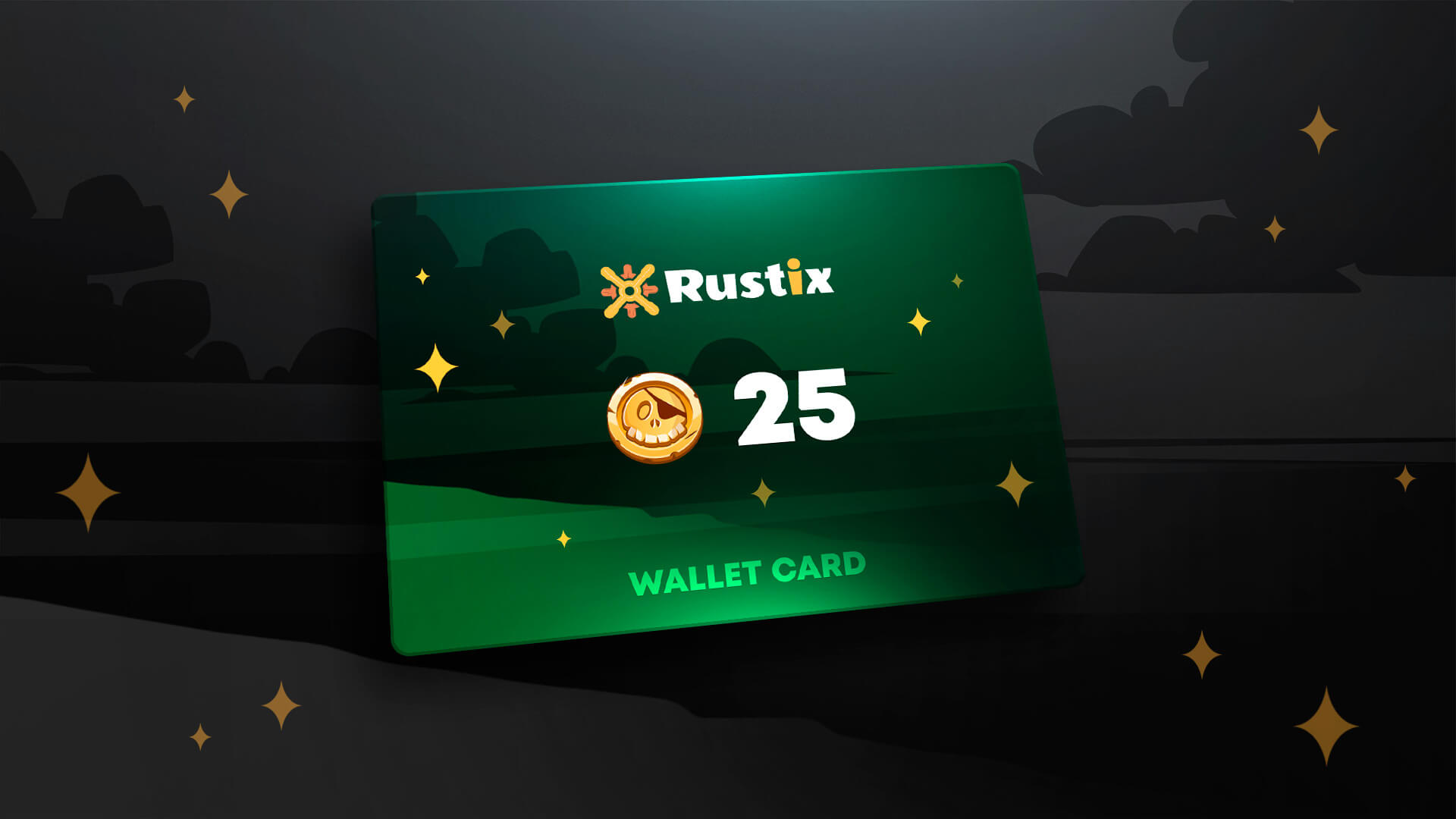 Rustix.io 25 USD Wallet Card Code, $28.25