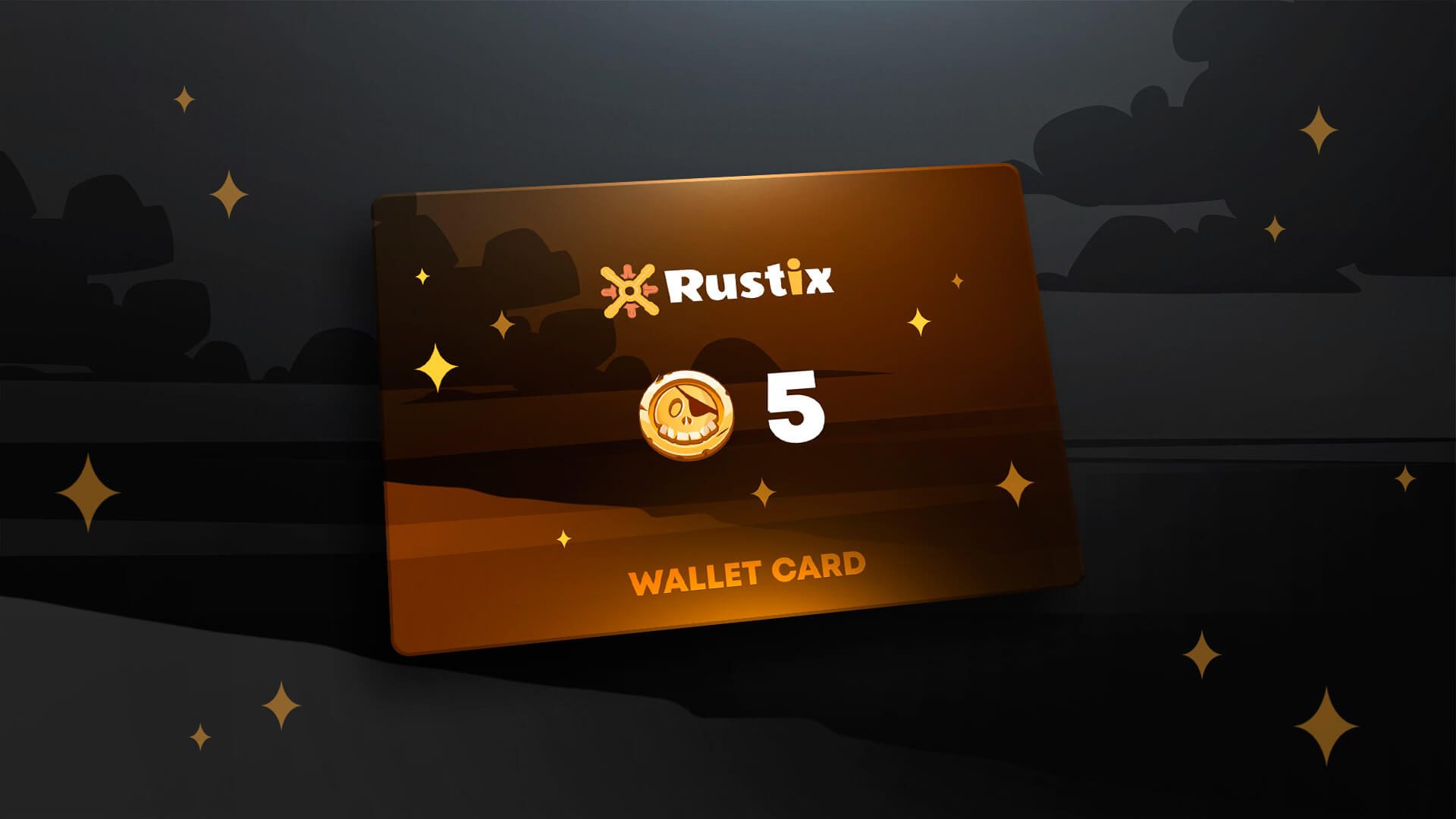Rustix.io 5 USD Wallet Card Code, $5.65