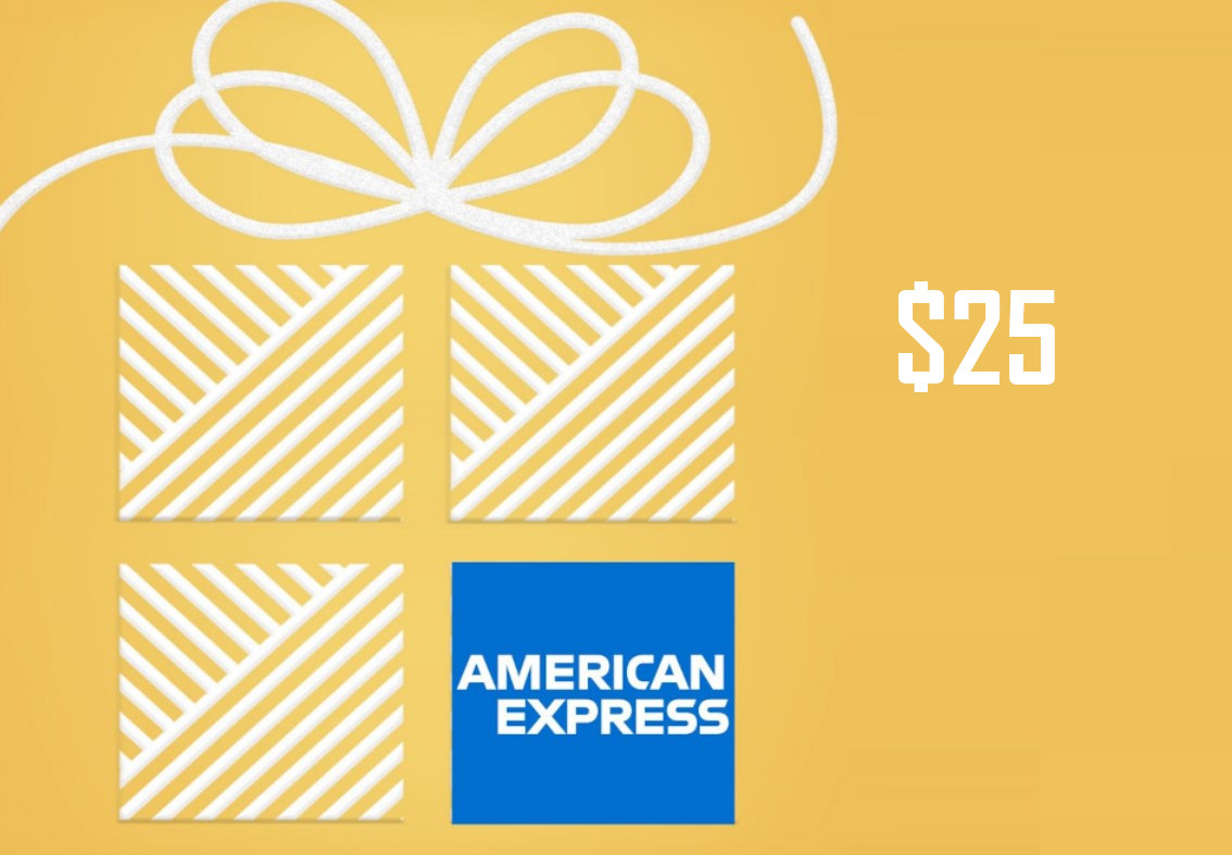 American Express $25 USD Gift Card, $33.25