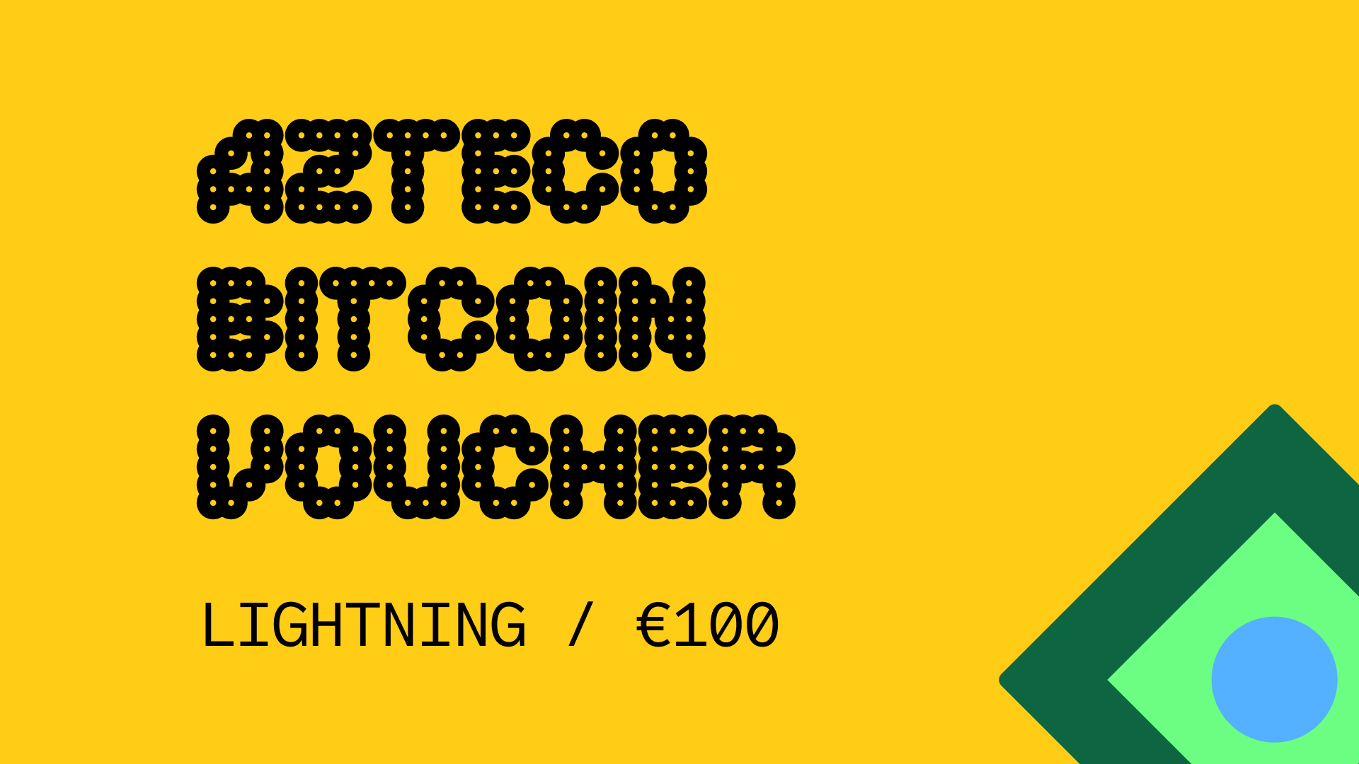 Azteco Bitcoin Lighting €100 Voucher, $112.98
