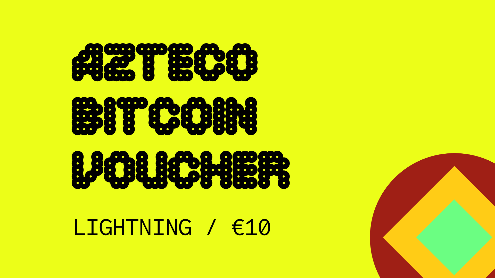 Azteco Bitcoin Lighting €10 Voucher, $11.3