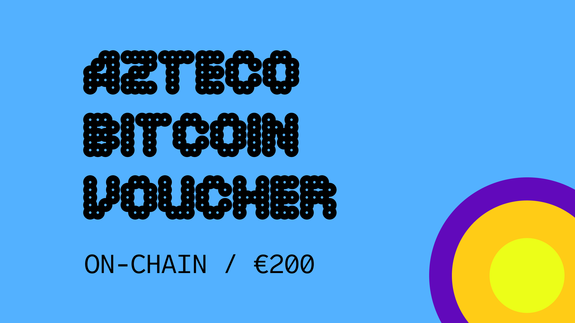 Azteco Bitcoin On-Chain €200 Voucher, $225.98