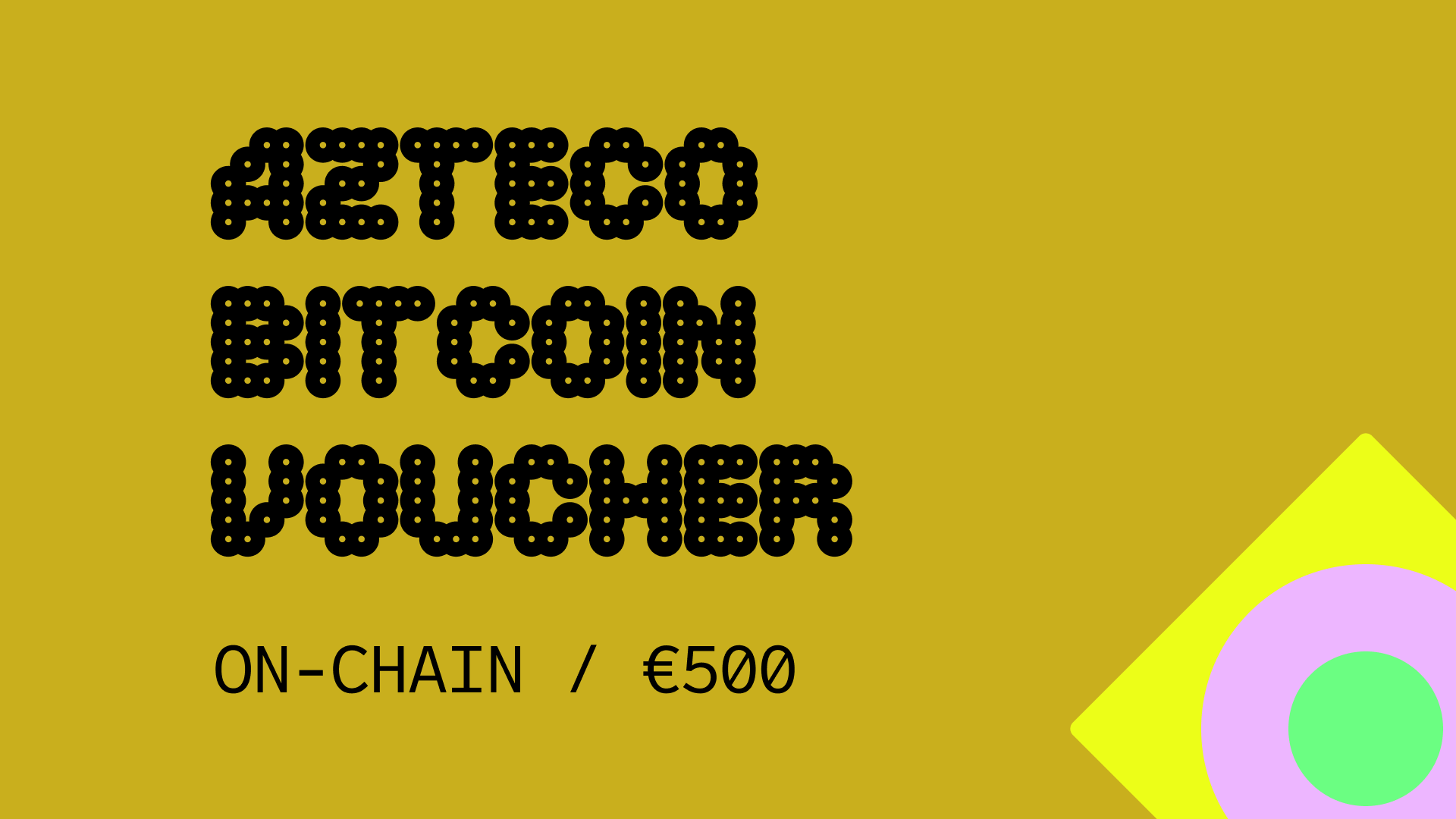 Azteco Bitcoin On-Chain €500 Voucher, $564.98