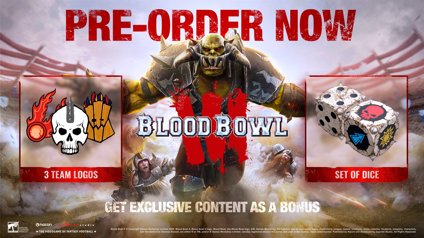 Blood Bowl 3 - Preorder Bonus EU Steam CD Key, $1.34