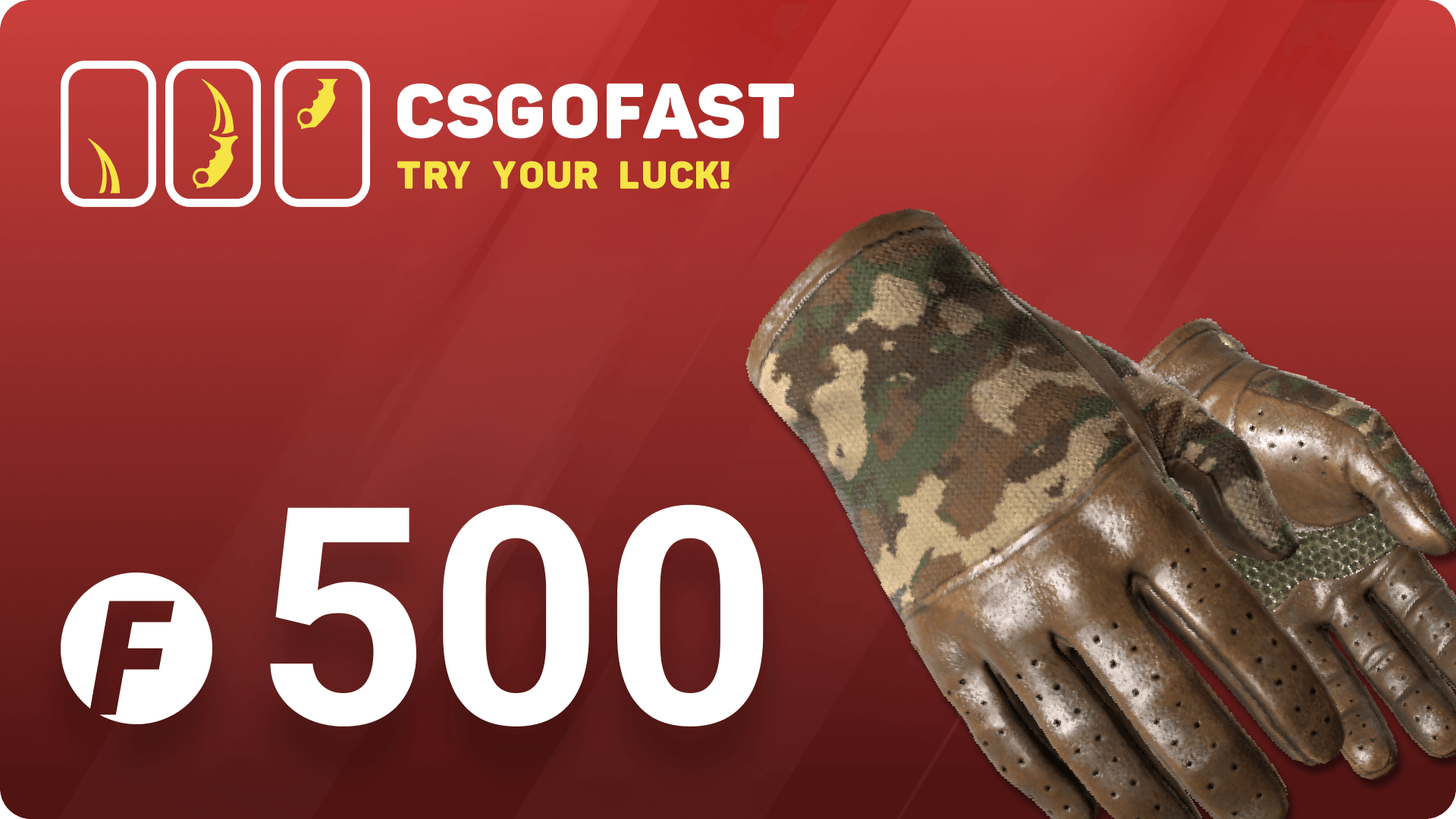 CSGOFAST 500 Fast Coins Gift Card, $353.1