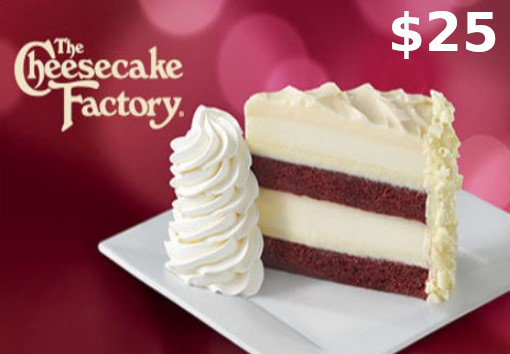 Cheesecake Factory $25 Gift Card US, $29.28
