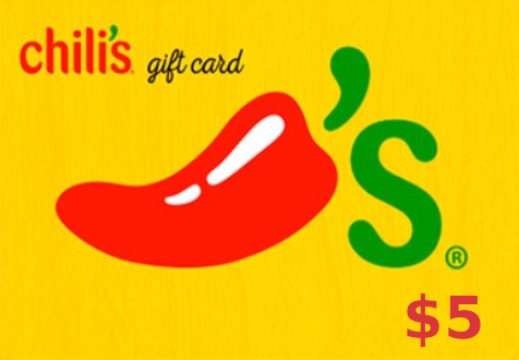 Chili's $5 Gift Card US, $3.67