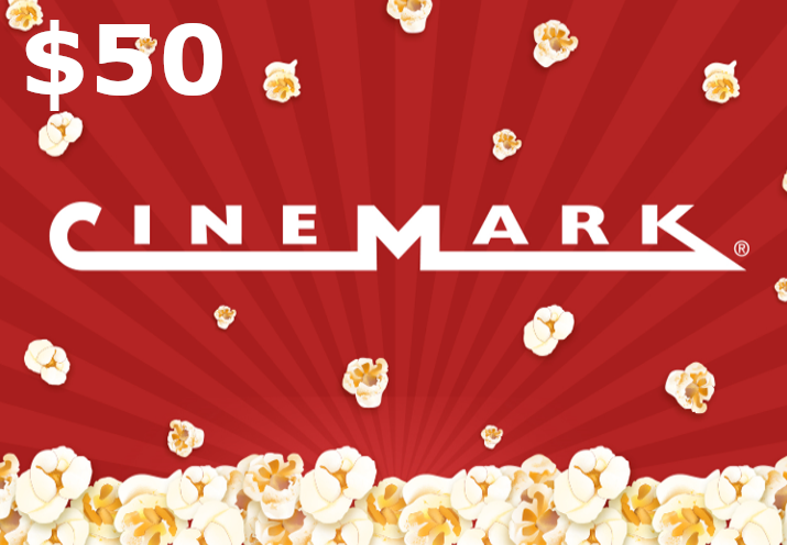 Cinemark Theatres $50 Gift Card US, $56.24
