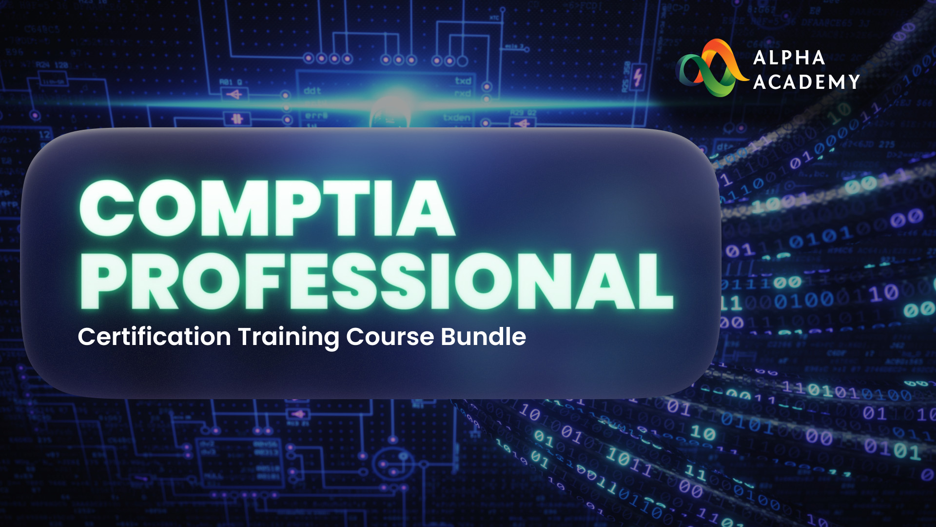 CompTIA Professional Certification Training Course Bundle Alpha Academy Code, $9.03
