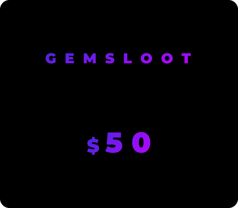 Gemsloot 50 USD Robux Giftcard, $49.91