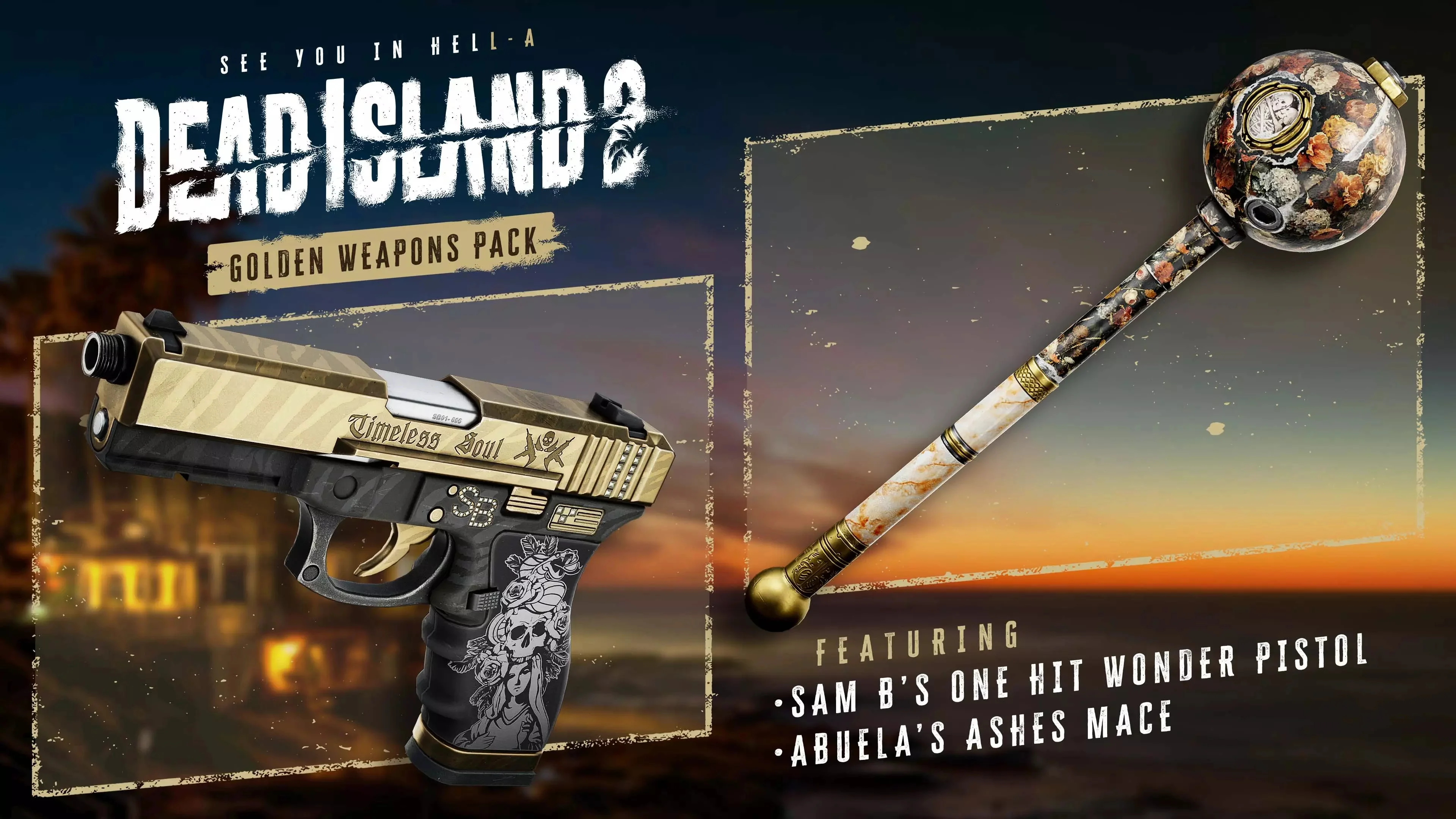Dead Island 2 - Golden Weapons Pack DLC EU PS5 CD Key, $2.69