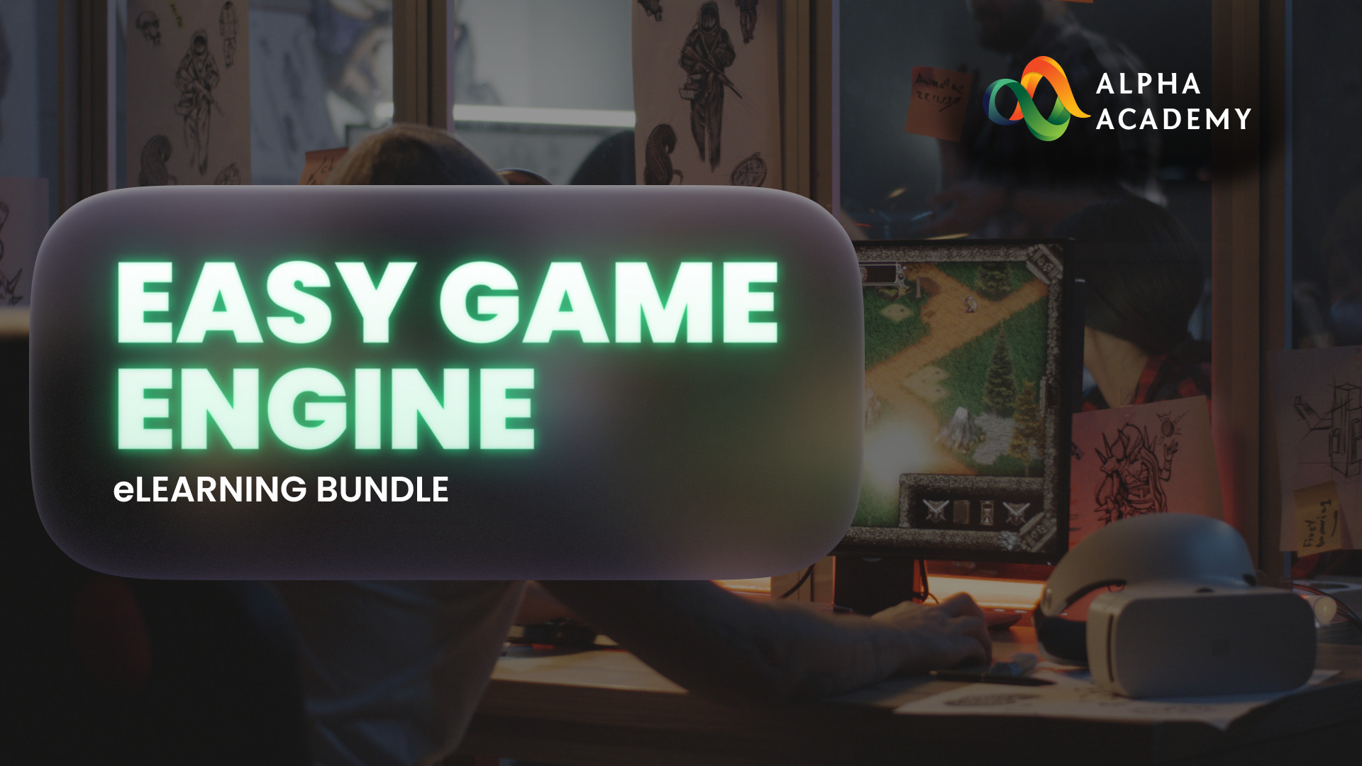 Easy Game Engine eLearning Bundle Alpha Academy Code, $22.59