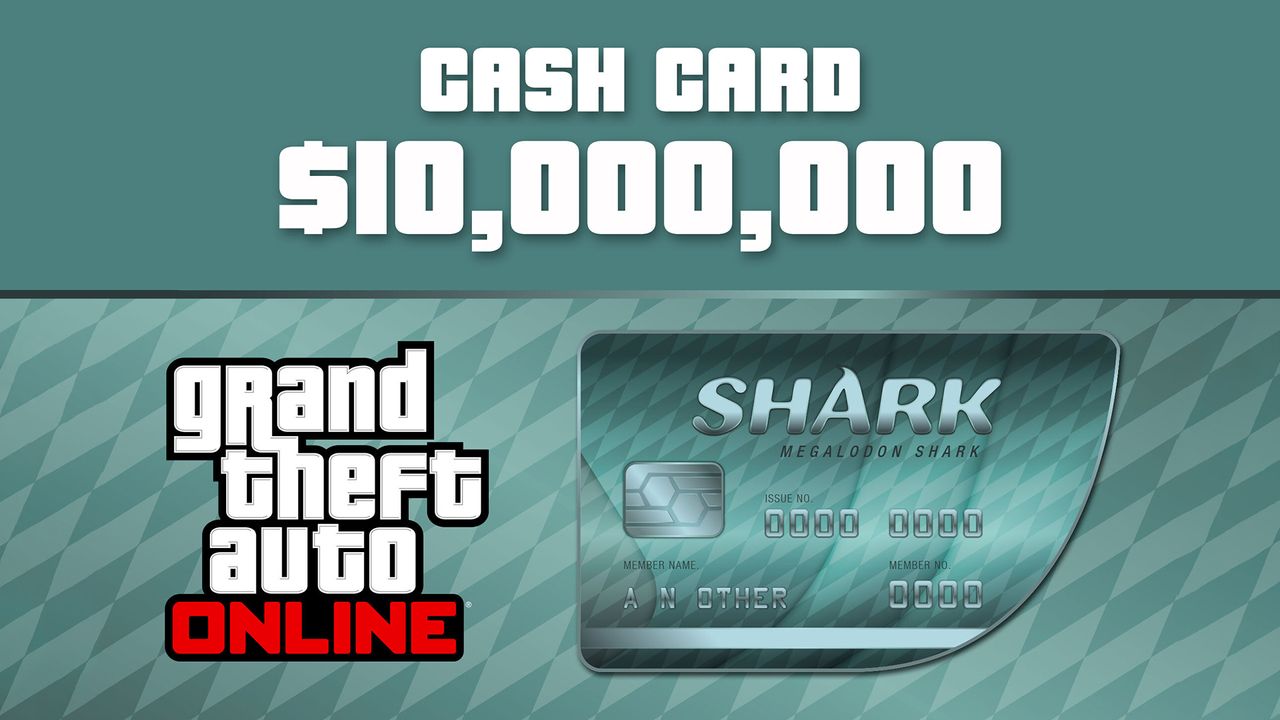 Grand Theft Auto Online - $10,000,000 Megalodon Shark Cash Card PC Activation Code, $23.45