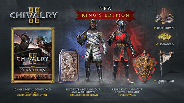 Chivalry 2 King's Edition Steam CD Key, $16.94