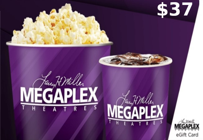 Megaplex Theatres $37 Gift Card US, $26.55