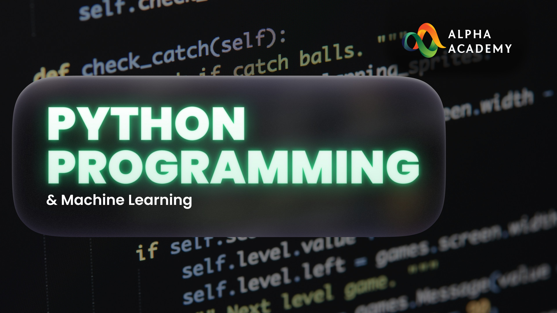 Python Programming & Machine Learning Alpha Academy Code, $18.07