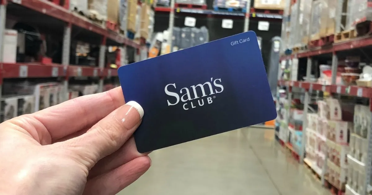 Sam's Club $5 Gift Card US, $6.75