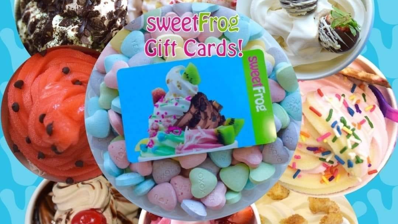 SweetFrog Frozen Yogurt $5 Gift Card US, $5.99