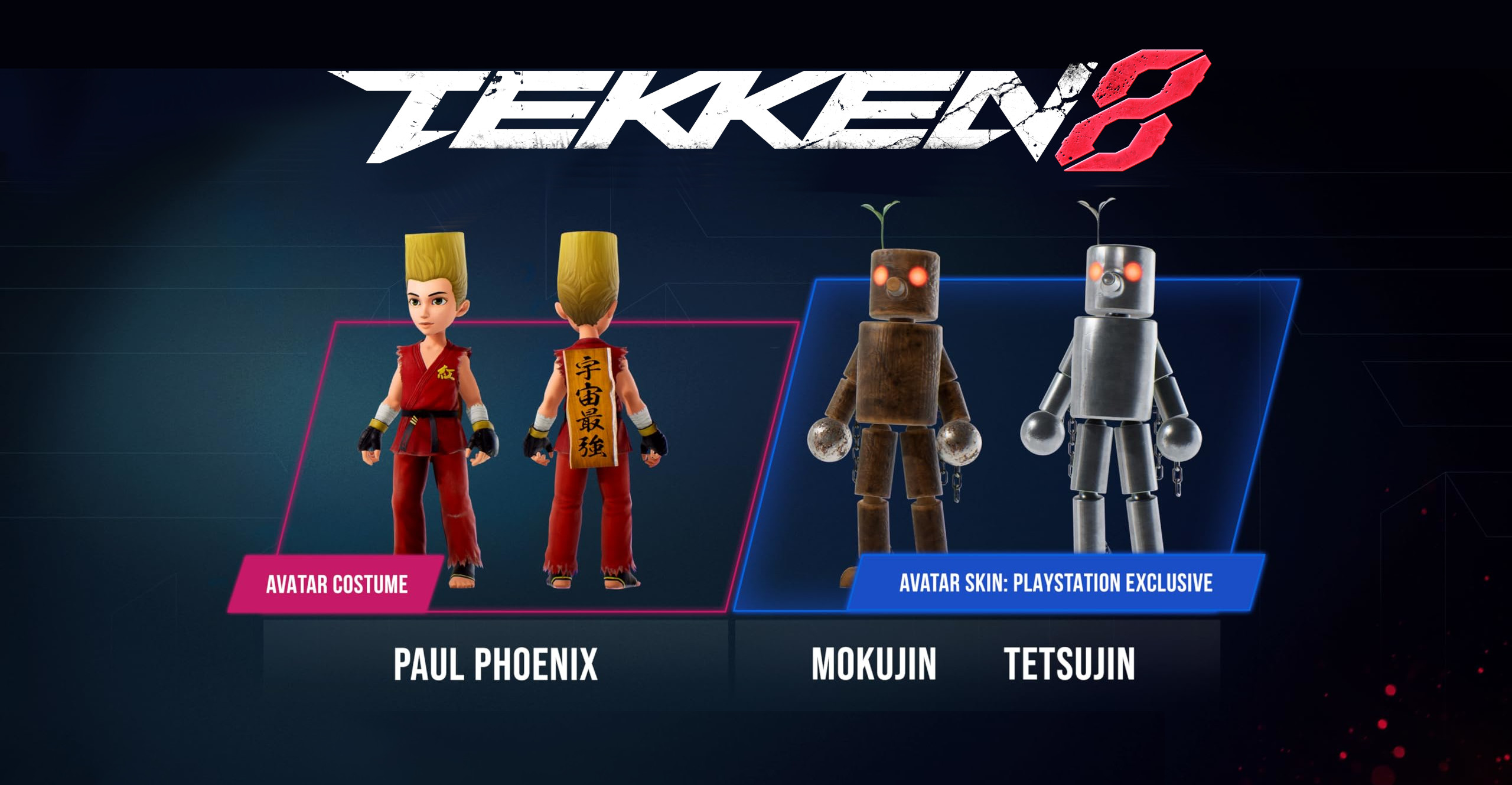 TEKKEN 8 - Pre-order Bonus: Paul Pheonix Set + Mokujin & Tetsujin Skins DLC EU PS5 CD Key, $0.68