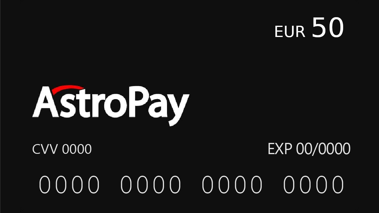 Astropay Card €50 EU, $64